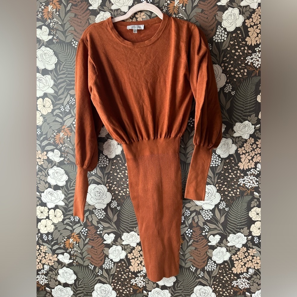 TOCCIN X RTR Brown Sweater Dress size small - Picture 7 of 9